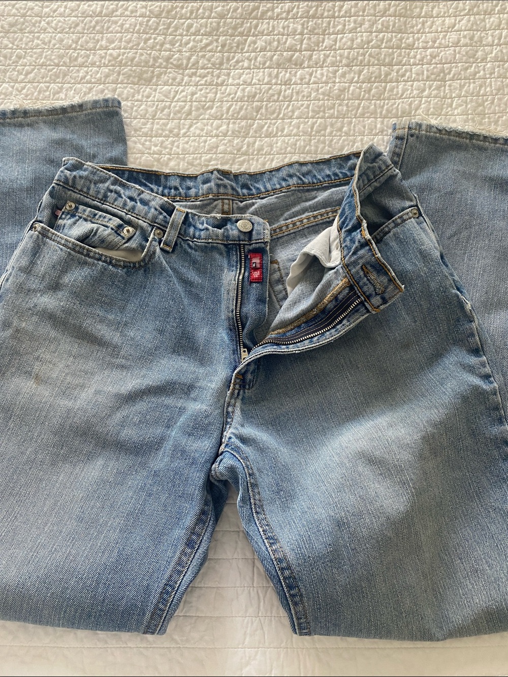 Vintage Yr 1990 , 2000. Ralph Lauren weekend Saturday Light Blue Relaxed Jeans